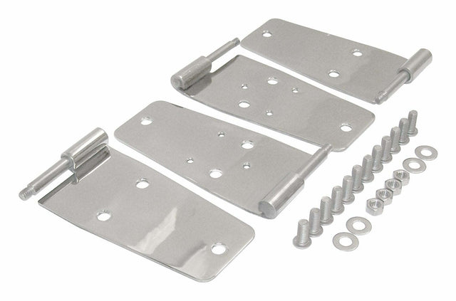 RT Off-Road mirror kit fits 1976-1986 Jeep CJ7, 1981-1986 Jeep CJ8 stainless steel polished RT34008