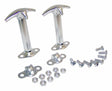 RT Off-Road Hood Catch Kit - RT34011 fits 1941-1945 Willys MB, 1945-1949 Willys CJ2A, 1948-1953 Jeep CJ3 CJ-3A stainless steel polished no cutting