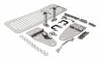 RT Off-Road Hood Set - RT34013 fits 1978-1983 Jeep CJ5, 1978-1986 Jeep CJ7, 1981-1986 Jeep CJ8 stainless steel polished
