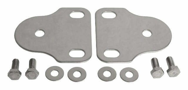 RT Off-Road Windshield Bracket Set - RT34016 fits 1976-1983 Jeep CJ5, 1976-1986 Jeep CJ7, 1981-1986 Jeep CJ8 stainless steel
