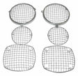 RT Off-Road Stone Guard Set - RT34034 fits 1976-1983 Jeep CJ5, 1976-1986 Jeep CJ7, 1981-1986 Jeep CJ8 stainless steel