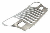 RT Off-Road Grille Overlay - RT34044 fits 1987-1995 Jeep Wrangler stainless steel
