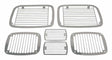 RT Off-Road Stone Guard Set - RT34048 fits 1987-1995 Jeep Wrangler stainless steel
