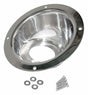 RT Off-Road Fuel Filler Bezel - RT34056 fits 1997-2006 Jeep Wrangler stainless steel polished includes hardware