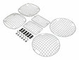 RT Off-Road Stone Guard Set - RT34064 fits 1997-2006 Jeep Wrangler stainless steel polished