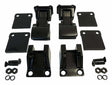 RT Off-Road Hood Catch Kit - RT34084 fits Jeep CJ5/CJ6/CJ7/CJ8 black stainless steel rubber powder coat