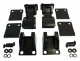 RT Off-Road Hood Catch Kit - RT34084 fits Jeep CJ5/CJ6/CJ7/CJ8 black stainless steel rubber powder coat