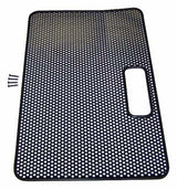 RT Off-Road bug screen fits 1997-2006 Jeep Wrangler black rubber powder coat includes hardware RT34085