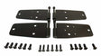RT Off-Road mirror kit fits 1976-1986 Jeep CJ7, 1981-1986 Jeep CJ8 black stainless steel powder coat includes hardware RT34093
