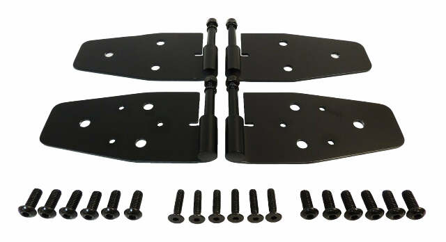 RT Off-Road mirror kit fits 1997-2006 Jeep Wrangler black stainless steel powder coat includes hardware RT34094