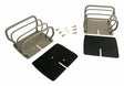 RT Off-Road Tail Light Guard Set - RT34098 fits 1976-1986 Jeep CJ7, 1981-1986 Jeep CJ8, 1987-2006 Jeep Wrangler titanium metal