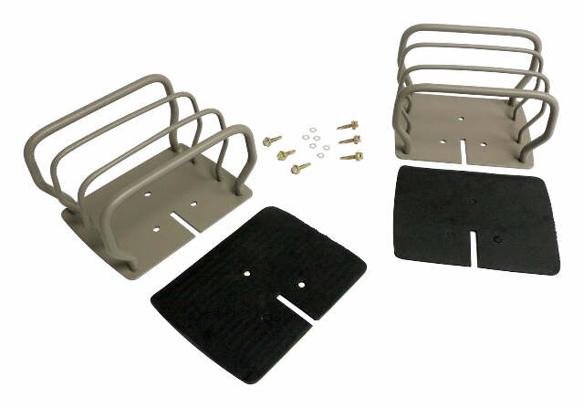 RT Off-Road Tail Light Guard Set - RT34098 fits 1976-1986 Jeep CJ7, 1981-1986 Jeep CJ8, 1987-2006 Jeep Wrangler titanium metal