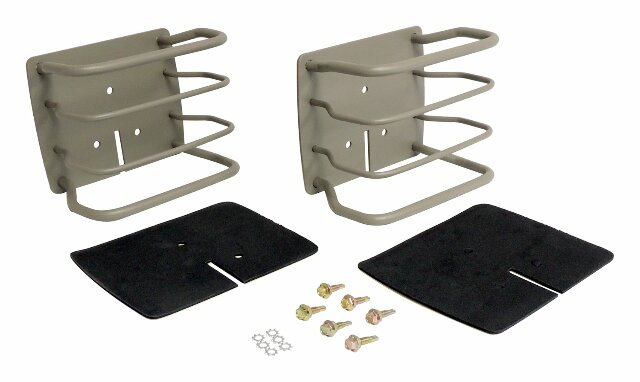 RT Off-Road Tail Light Guard Set - RT34098 fits 1976-1986 Jeep CJ7, 1981-1986 Jeep CJ8, 1987-2006 Jeep Wrangler titanium metal