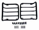 RT Off-Road Tail Light Guard Set - RT34102 fits 2007-2018 Jeep Wrangler black stainless steel powder coat 13.5 inch rotors