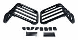 RT Off-Road Tail Light Guard Set - RT34102 fits 2007-2018 Jeep Wrangler black stainless steel powder coat 13.5 inch rotors