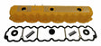RT Off-Road Valve Cover Kit - RT35003 fits 1993-2001 Jeep Cherokee, 1993-2004 Jeep Wrangler, 1993-2004 Jeep Grand Cherokee yellow steel aluminum powder coat