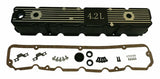 RT Off-Road Valve Cover Kit - RT35005 fits 1981-1986 Jeep CJ5, 1981-1986 Jeep CJ7, 1981-1986 Jeep CJ8 black aluminum polished