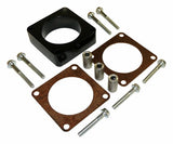 RT Off-Road Throttle Body Spacer Kit - RT35008 fits 1991-1992 Jeep Comanche w black aluminum includes hardware