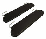 RT Off-Road Sun Visor Set - RT54001 fits Jeep CJ5/CJ6/CJ7/CJ8 black fabric no cutting