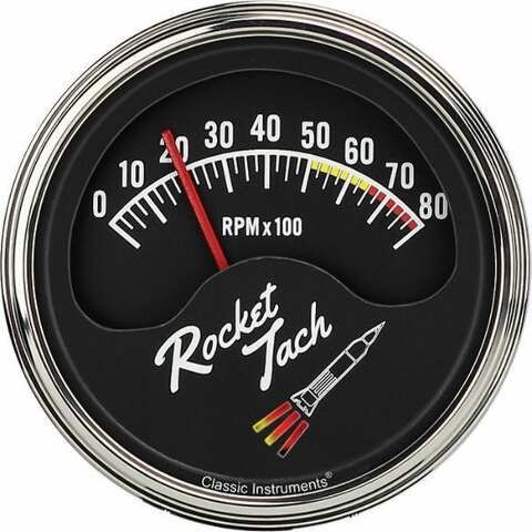 Classic Instruments Tachometer black chrome
