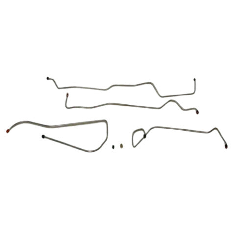 1966-69 Dodge Charger Transmission Cooler Lines Hemi 4 Piece Stainless RTC6603SS