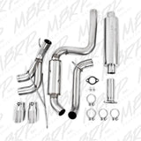 MBRP cat-back exhaust system fits 2013-2018 Ford 3 inch Armor Pro Series T304 stainless steel S4200304