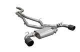 MBRP cat-back exhaust system dual rear exit Armor Pro Series T304 stainless steel carbon fiber tip S43003CF