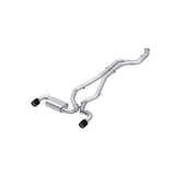 MBRP cat-back exhaust system dual rear exit Armor Pro Series T304 stainless steel carbon fiber tip S43003CF