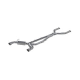 MBRP cat-back exhaust system fits 2018-2024 Infiniti dual rear exit Armor Pro Series T304 stainless steel S4400304