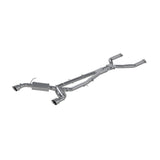 MBRP cat-back exhaust system fits 2018-2024 Infiniti dual rear exit Armor Pro Series T304 stainless steel S4400304