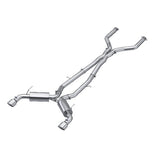 MBRP cat-back exhaust system fits 2018-2024 Infiniti dual rear exit Armor Pro Series T304 stainless steel S4400304