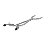 MBRP cat-back exhaust system dual rear exit Armor Pro Series T304 stainless steel carbon fiber tip S44003CF