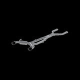 MBRP cat-back exhaust system dual rear exit Armor Pro Series T304 stainless steel carbon fiber tip S44003CF