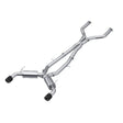 MBRP cat-back exhaust system dual rear exit Armor Pro Series T304 stainless steel carbon fiber tip S44003CF