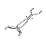 MBRP cat-back exhaust system fits 2017-2020 Infiniti dual rear exit Armor Pro Series T304 stainless steel S4404304
