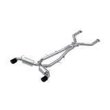 MBRP cat-back exhaust system dual rear exit Armor Pro Series T304 stainless steel carbon fiber tip S44043CF