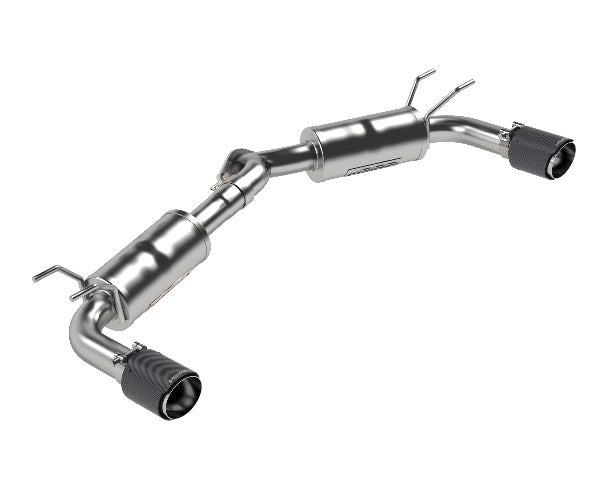 MBRP axle-back exhaust system fits 2019-2020 Mazda 2.5 inch dual rear exit aluminized steel carbon fiber tip S44503CF