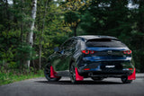 MBRP axle-back exhaust system fits 2019-2020 Mazda 2.5 inch dual rear exit aluminized steel carbon fiber tip S44503CF