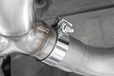 MBRP axle-back exhaust system dual rear exit Armor Pro Series T304 stainless steel carbon fiber tip S45003CF