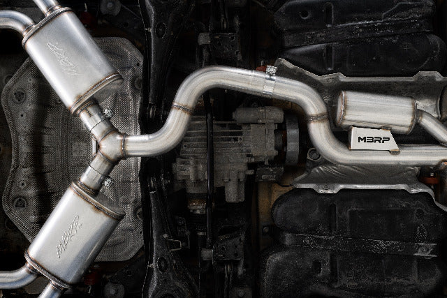 MBRP cat-back exhaust system fits Audi F-150 Armor Pro Series T304 stainless steel carbon fiber tip S46013CF