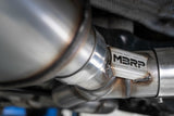 MBRP cat-back exhaust system Armor Pro Series T304 stainless steel carbon fiber tip S46013CF