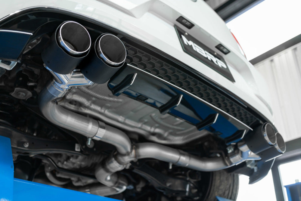 MBRP cat-back exhaust system fits 2015-2019 VW Armor Pro Series T304 stainless steel carbon fiber tip S46033CF
