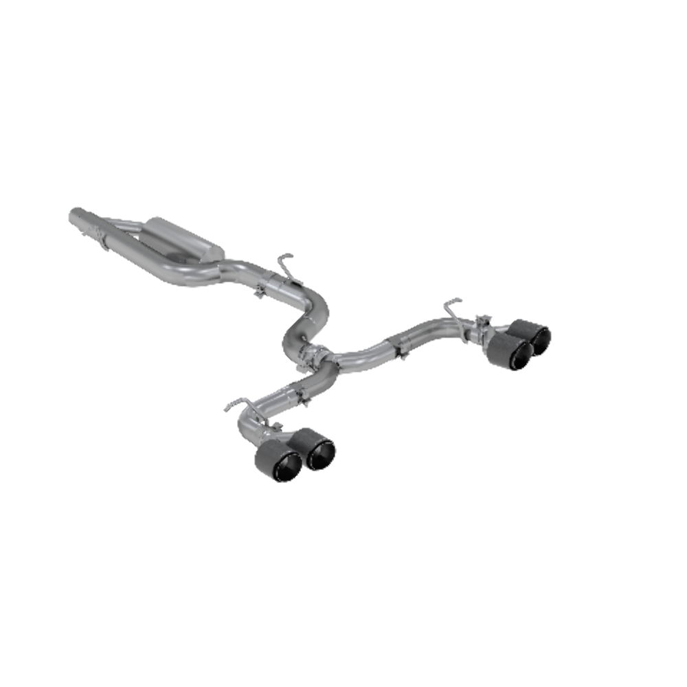 MBRP cat-back exhaust system fits 2015-2019 VW Armor Pro Series T304 stainless steel carbon fiber tip S46033CF