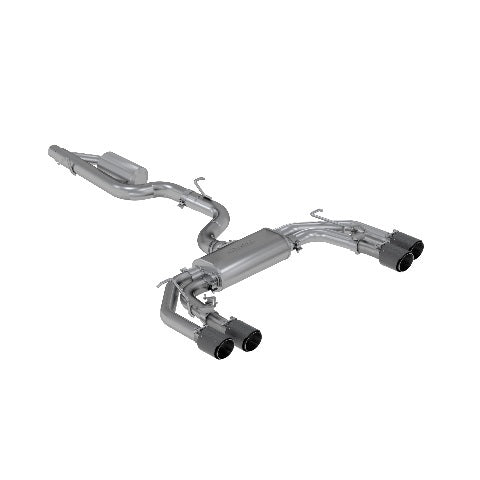 MBRP cat-back exhaust system Armor Pro Series T304 stainless steel carbon fiber tip S46043CF