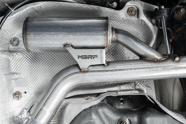MBRP cat-back exhaust system dual split rear exit Armor Pro Series T304 stainless steel S46063CF