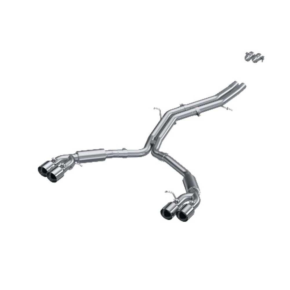 MBRP exhaust system 2.5 inch dual split rear exit Armor Pro Series T304 stainless steel S4607304