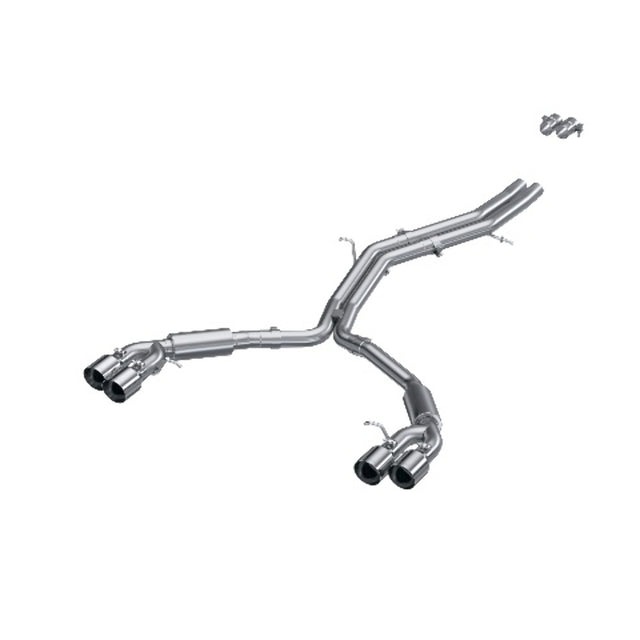 MBRP exhaust system 2.5 inch dual split rear exit Armor Pro Series T304 stainless steel S4607304