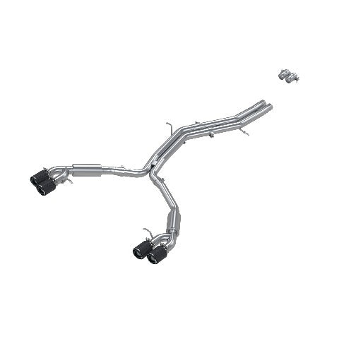 MBRP exhaust system 2.5 inch dual split rear exit Armor Pro Series T304 stainless steel S46073CF