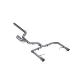 Fits 2019-2021 Volkswagen Jetta 3" Cat Back, Dual Split Rear, T304 - S4608304