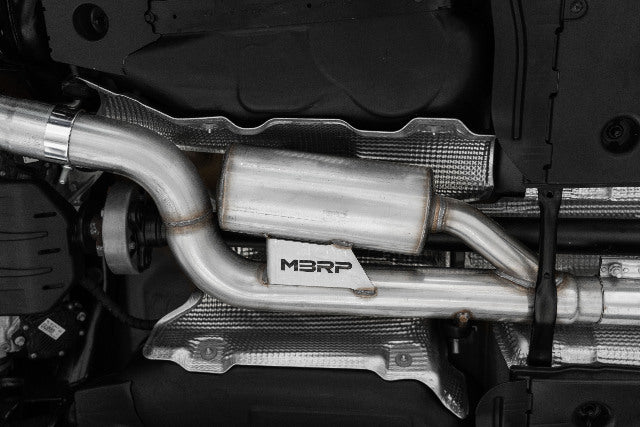 MBRP cat-back exhaust system 2.5 inch Armor Pro Series T304 stainless steel S46133CF
